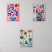 Elegant modern tryck på duk | Minimalistisk heminr