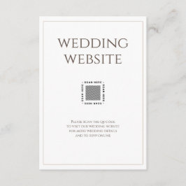 Elegant modern typsnittsfotografi Födelsekortsinbj Tilläggskort