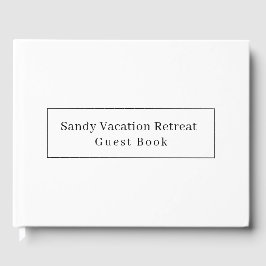 Elegant Modern Vacation Rental Guest Bok | Vit
