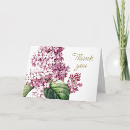 Elegant Modern Vintage Botanical Lilac Tack