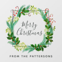 Elegant Modern WAN-familjen Namn God jul