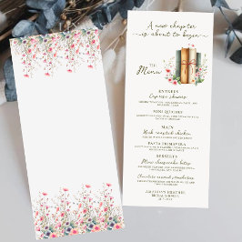 Elegant Modern Watercolor Storybook Möhippa Meny