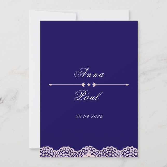Elegant Modern Wedding Invite Inbjudningar (Framsida)