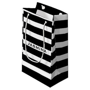 Elegant Modern White and Black Rand Mönster 2