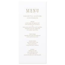 Elegant Modern White Simple Bröllop