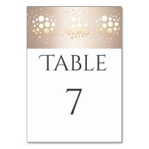 Elegant moderna guld/bronze konetti