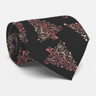 Elegant moderna ro-Julgran-mönster Slips