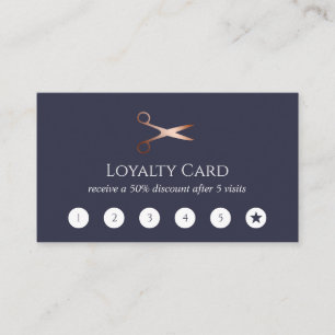 Elegant moderna ro-saxar för guld lojalitetskort