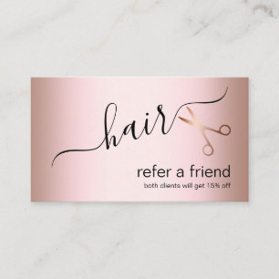 Elegant moderna ro-saxar för guld rabattkort