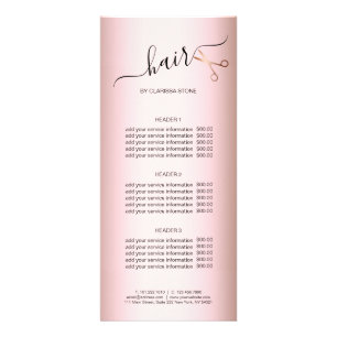 Elegant moderna ro-saxar för guld reklamkort