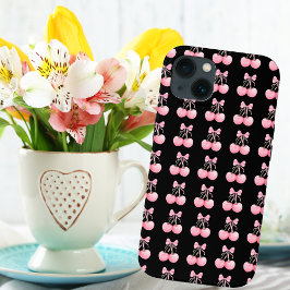 Elegant, moderna Rosa-körsbär med Rosa Bow,Anpassn