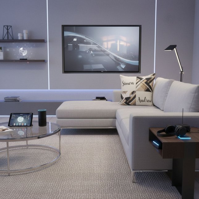 Elegant modernt geometriskt mönster kastkudde kudde (Skapare uppladdad)