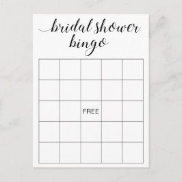 Elegant Möhippa Bingo-kort vykort för spel