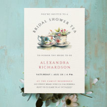 Elegant Möhippa Botanical Tea Watercolor