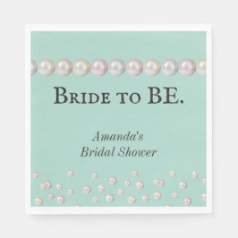 Elegant Möhippa för blått pärlvin Pappersservett