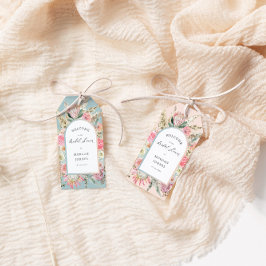 Elegant Möhippa för Blommigt i Böhmen Presentetikett