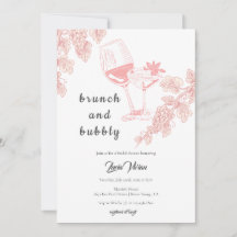 Elegant Möhippa för frukt och champagne