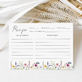 Elegant Möhippa för Wildblomsverktyg Tilläggskort