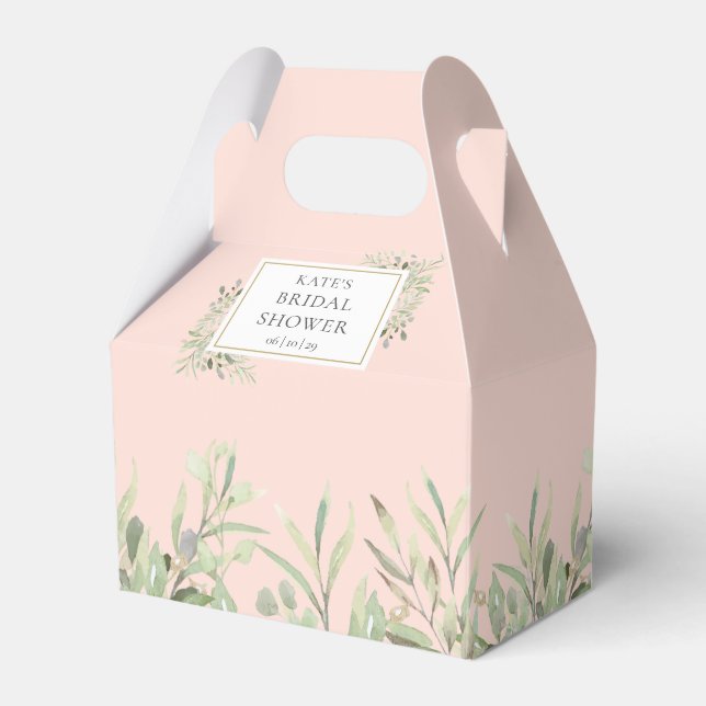 Elegant Möhippa Grey Löv  Rosa Presentaskar (Framsidan Sidan)