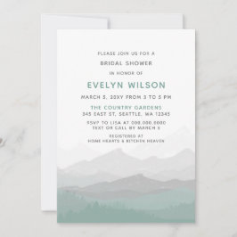 elegant Möhippa i bergsområden Inbjudningar