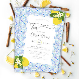 Elegant Möhippa Tea Lemons Portugisiska brickor Inbjudningar