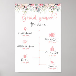 Elegant Möhippa - tidslinjetecken Poster
