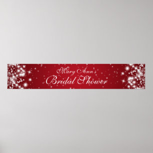 Elegant Möhippa Vinter Gnistra Red Poster