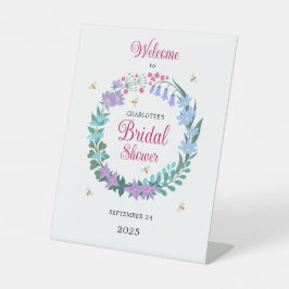 Elegant Möhippa Wildblommor Garland Välkommen