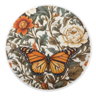 Elegant Monarch Butterfly William Morris Inspired Knopp