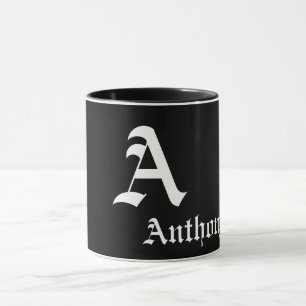Elegant Monogram A-mall Mugg