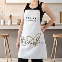 Elegant Monogram Black Guld-skript Bästa Chef Namn