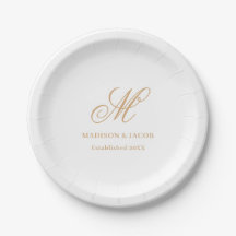 Elegant Monogram Bröllop
