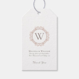 Elegant Monogram Bröllop Modern Förmån Klassisk Presentetikett