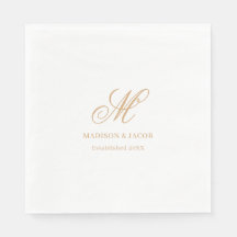 Elegant Monogram Bröllop