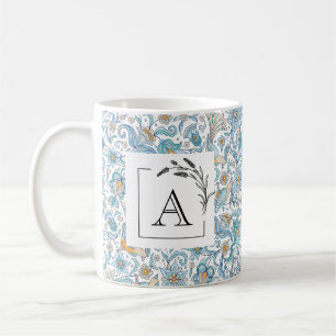 Elegant Monogram Bröllskapspresent Klassisk Mugg, Kaffemugg
