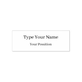 Elegant Monogram Design Anpassningsbar Self Bläck Självfärgande Stämpel