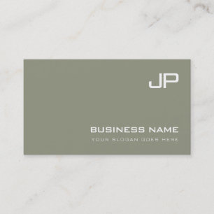 Elegant Monogram Design Modern enkel Professionell Visitkort