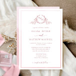 Elegant Monogram Dusty Ro Watercolor Bröllop Inv Inbjudningar<br><div class="desc">Förtjusar vänner och familj med den här inbjudan från elegant bröllop som visar bra hand plockade leafy botaniskt monogram med brud och brudgumms initialer. Frontinbjudan trimmade med tunn dammig ro och nyans vattenfärg ram, medan inbjudan med vacker vattenfärg tvättar i dammiga ro och nyanser. Ren och enkel fullt för elegans...</div>