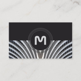 Elegant monogram ekologisk arkitektur vinkar visitkort