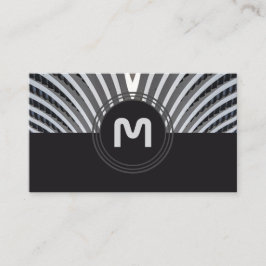 Elegant monogram ekologisk arkitektur vinkar visitkort