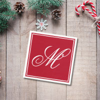 Elegant Monogram Första jul Party
