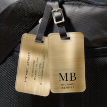 Elegant Monogram Guld
