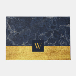 Elegant Monogram Guld Marble