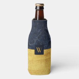 Elegant Monogram Guld Marble