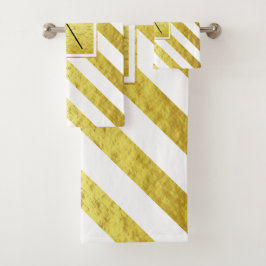 Elegant Monogram Guld Rand