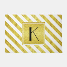 Elegant Monogram Guld Rand