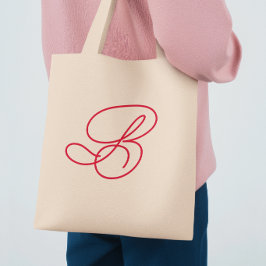 Elegant Monogram Initial Logotyp Tygkasse
