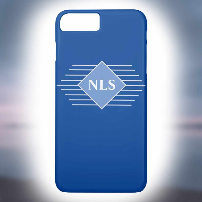 Elegant Monogram Initialer på en smart Case-Mate iPhone Skal (Skapare uppladdad)