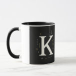 "Elegant Monogram K Mugg - Personlig Kaffe Kopp<br><div class="desc">Sip i stil med detta vackert designade monogram mugg, som har brev K i en elegant och utan tidslinje. Oavsett om du lägger den på någon speciell eller behandlar dig själv, så ger mugg en personlig till morgonkaffet eller kvällsteet. Perfekt för hem, kontor eller som en tänkbar gåva för födelsedagar,...</div>