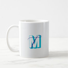 Elegant Monogram Kaffemugg